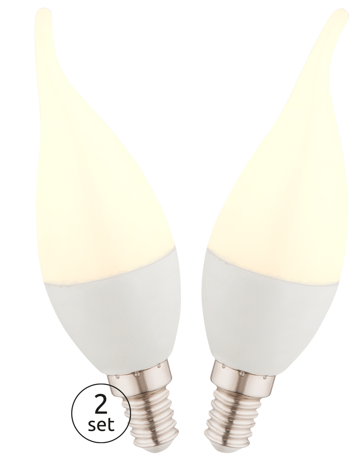 LED sijalica LED LEUCHTMITTEL KUNSTSTOFF OPAL, 2XE14 LED