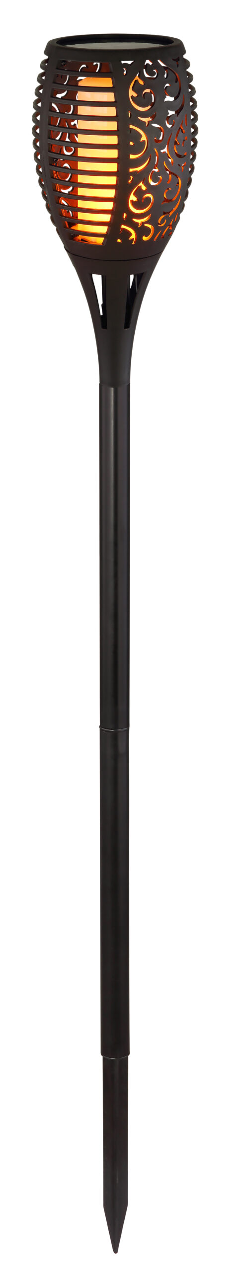 Solarne lampe SOLARLEUCHTE KUNSTSTOFF SCHWARZ, 54XLED