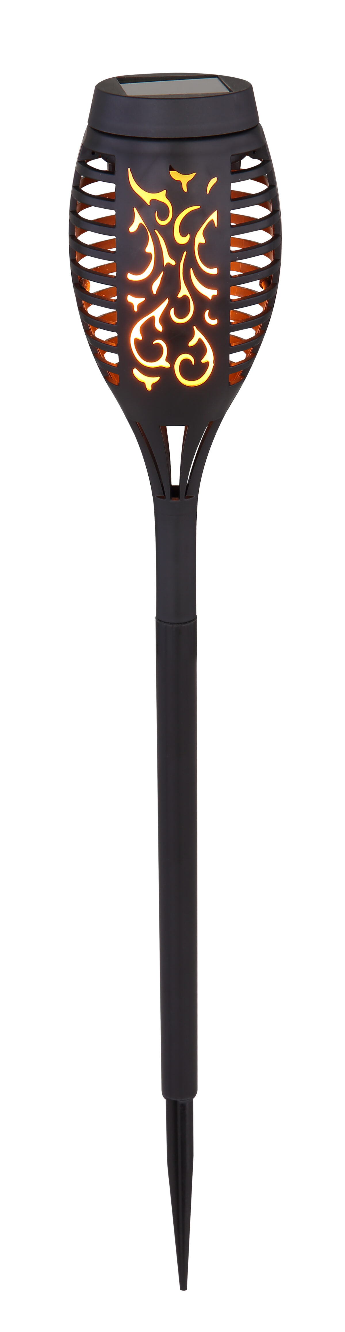 Solarne lampe SOLARLEUCHTE KUNSTSTOFF SCHWARZ, 12XLED