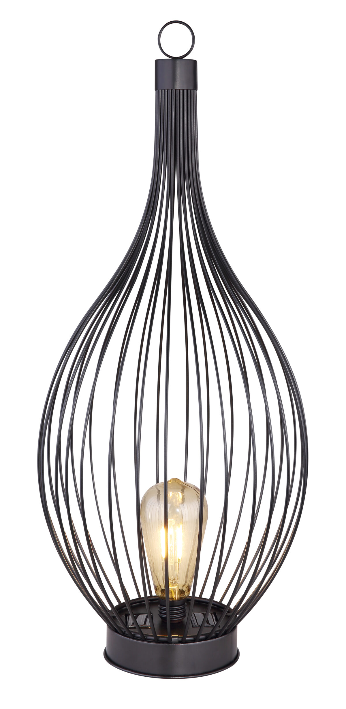Solarne lampe SOLARLEUCHTE METALL SCHWARZ, 1XLED