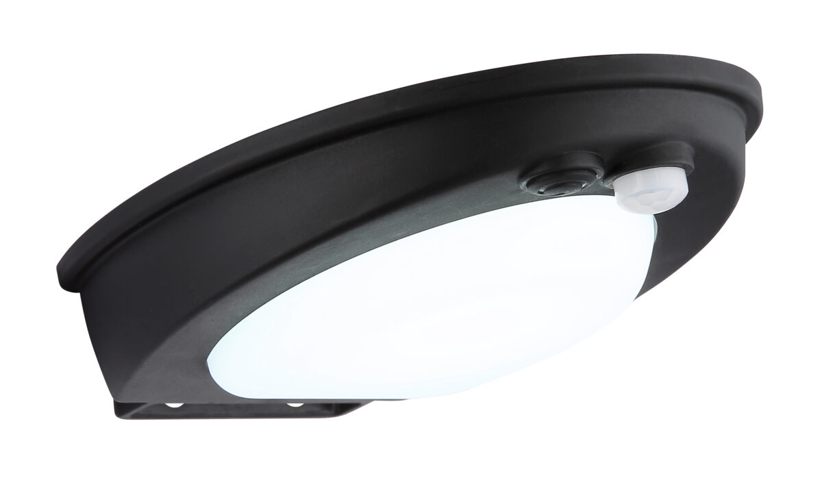 Solarne lampe SOLARLEUCHTE KUNSTSTOFF SCHWARZ MATT, 1XLED
