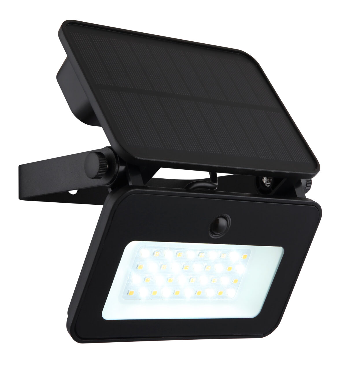 Solarne lampe SOLARLEUCHTE METALL SCHWARZ MATT, 1XLED
