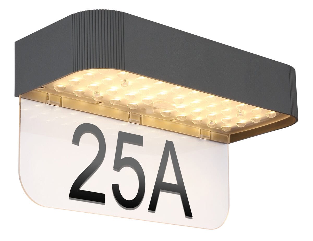 Solarna rasvjeta SOLARLEUCHTE KUNSTSTOFF GRAU, 1XLED